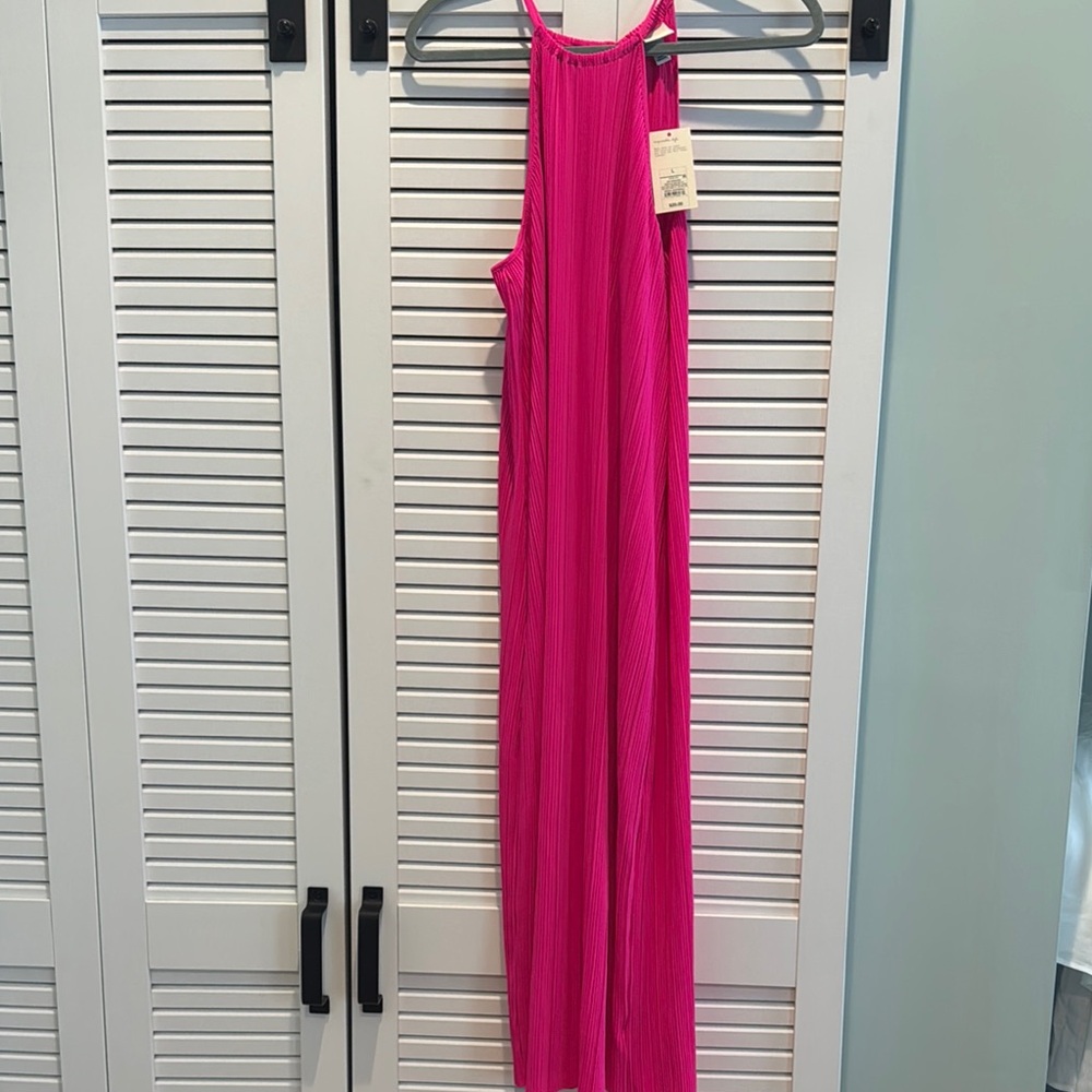 a new day Pink Midi Dress